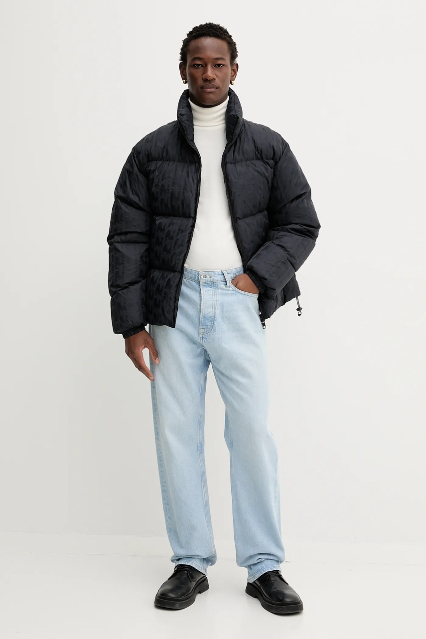 Пуховая куртка MSGM цвет чёрный зимняя 3940MH21.257622 Пуховая куртка MSGM цвет чёрный зимняя 3940MH21.257622