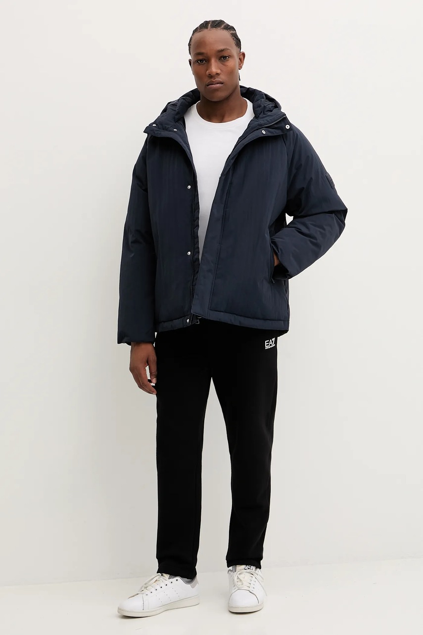 Куртка EA7 Emporio Armani цвет синий зимняя AF16828.7X000134