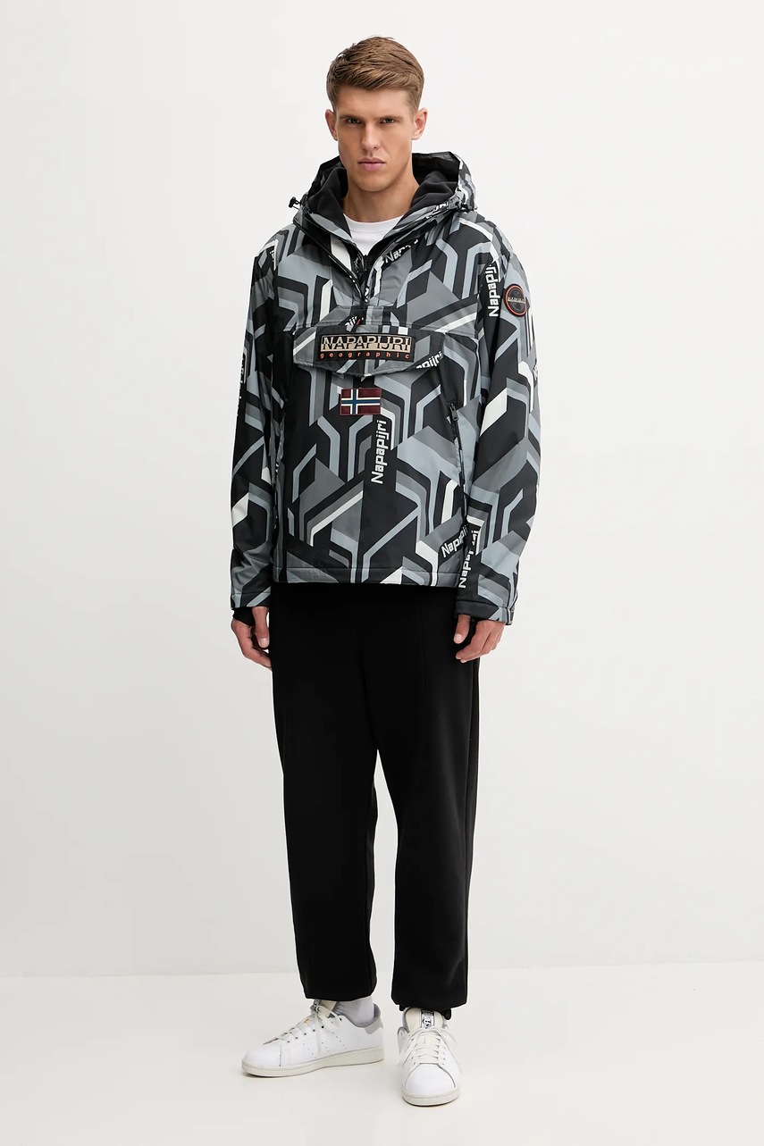 Куртка Napapijri Rainforest Next цвет чёрный демисезонная NP0A88T8FZN1