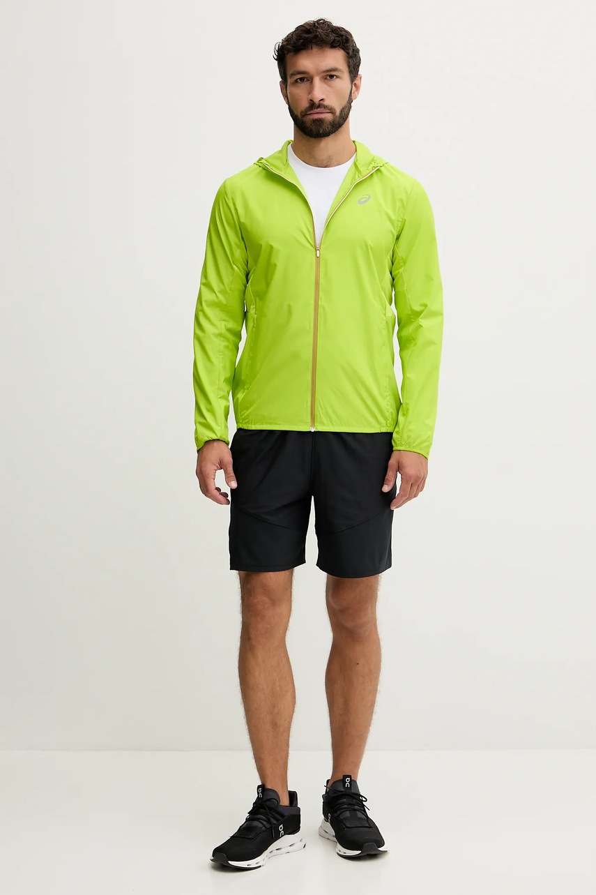 Куртка для тренировок Asics цвет зелёный демисезонная 2011D216 Куртка для тренировок Asics цвет зелёный демисезонная 2011D216