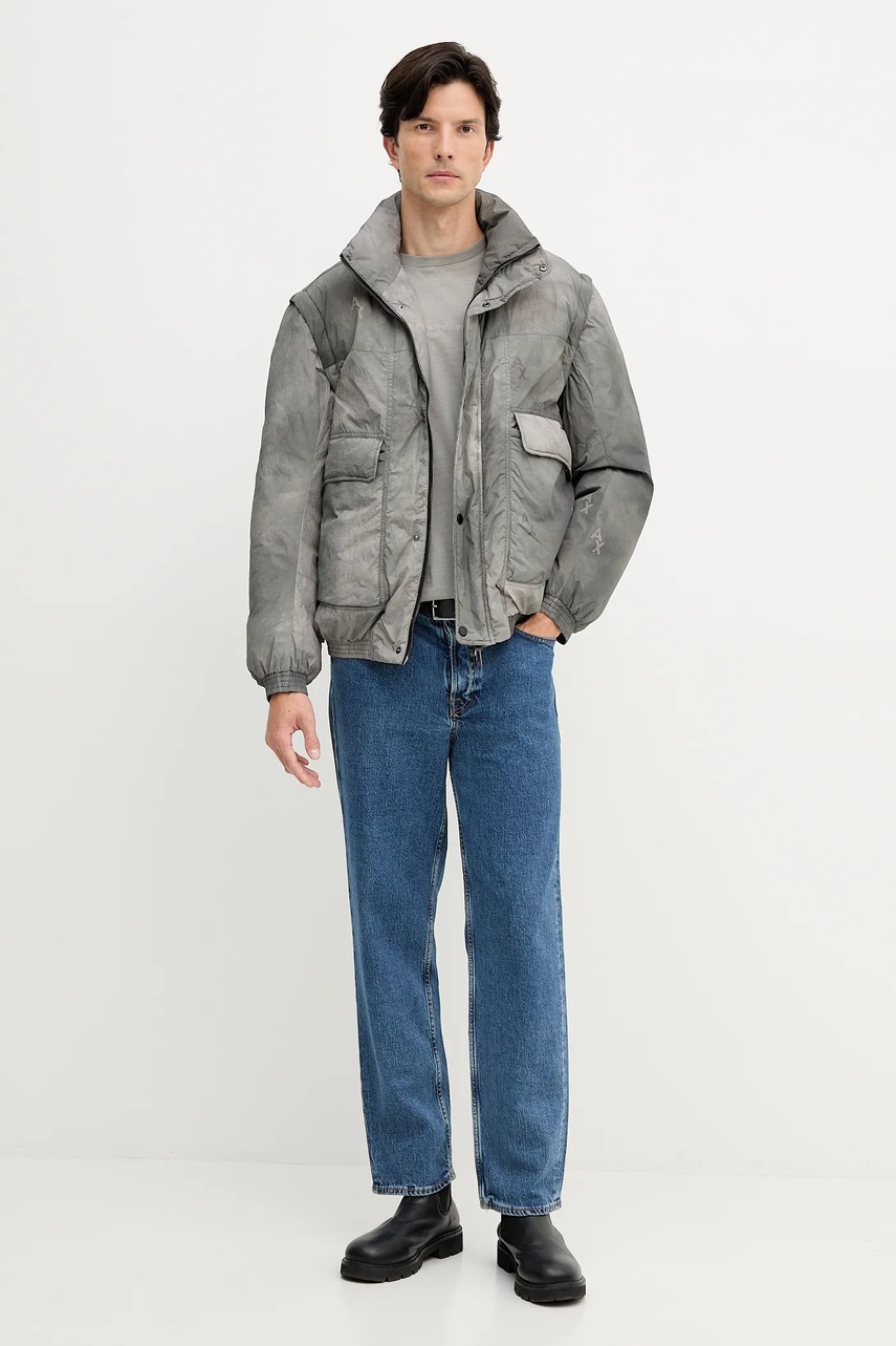 Куртка Armani Exchange цвет серый зимняя XM001865 AF18882