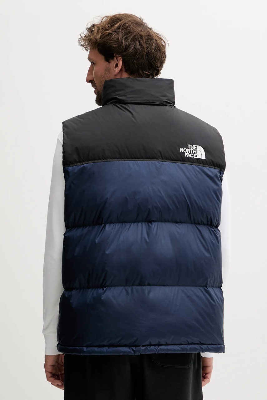 Αμάνικο από πούπουλα The North Face 1996 Retro Nuptse χρώμα: ναυτικό μπλε, NF0A3JQQGOB1 φωτογραφία