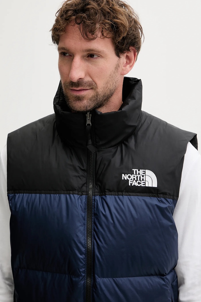 Αμάνικο από πούπουλα The North Face 1996 Retro Nuptse χρώμα: ναυτικό μπλε, NF0A3JQQGOB1 φωτογραφία