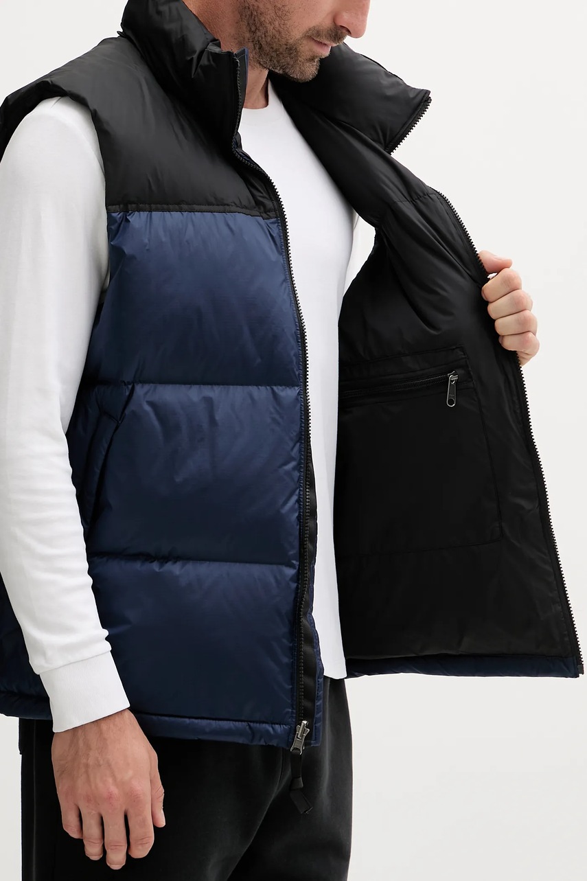 Αμάνικο από πούπουλα The North Face 1996 Retro Nuptse χρώμα: ναυτικό μπλε, NF0A3JQQGOB1 φωτογραφία