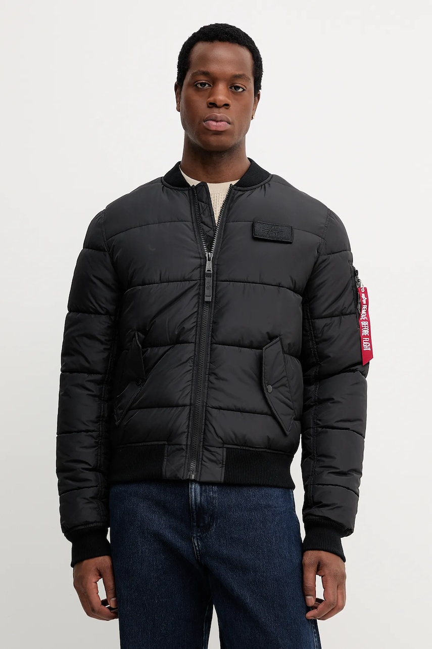 Alpha Industries geacă bomber culoarea negru, de iarnă, 138116.03
