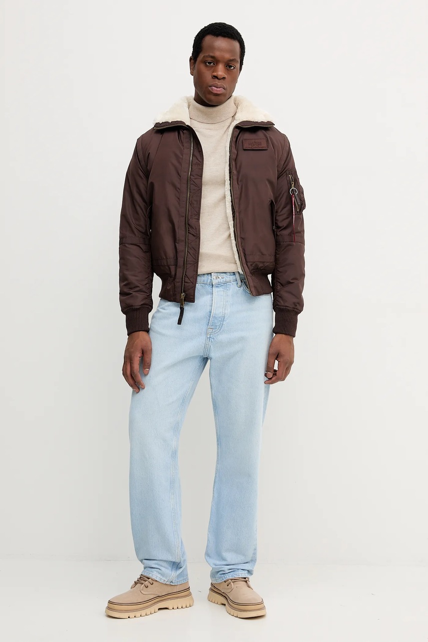 Куртка Alpha Industries цвет коричневый зимняя 198122.696