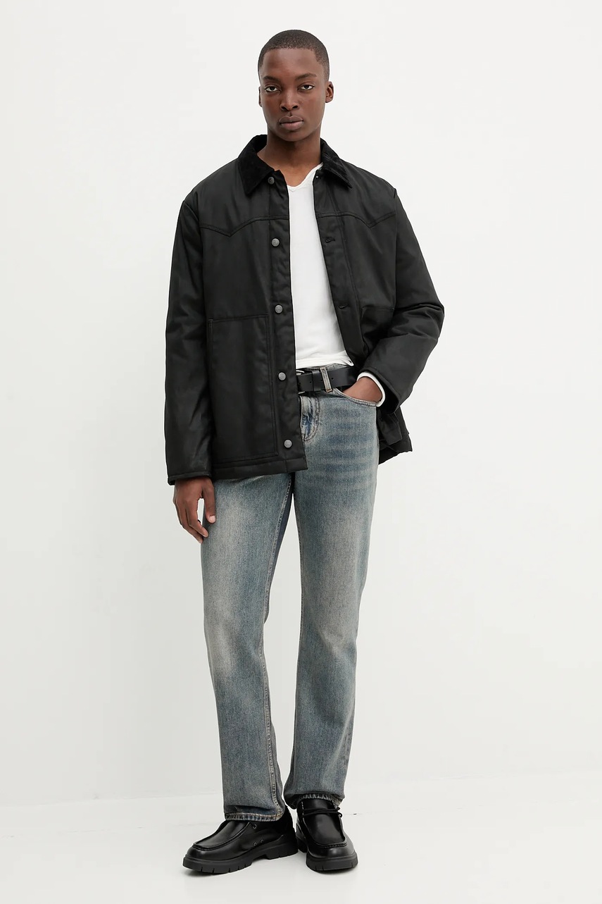 Хлопковая куртка ZADIG&VOLTAIRE цвет чёрный зимняя WMOW01406