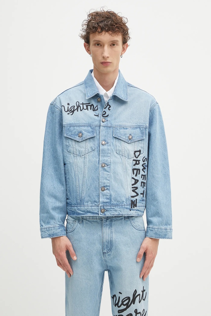 Sky High Farm geacă jeans Sweet dreams de tranziție, SHF07J003