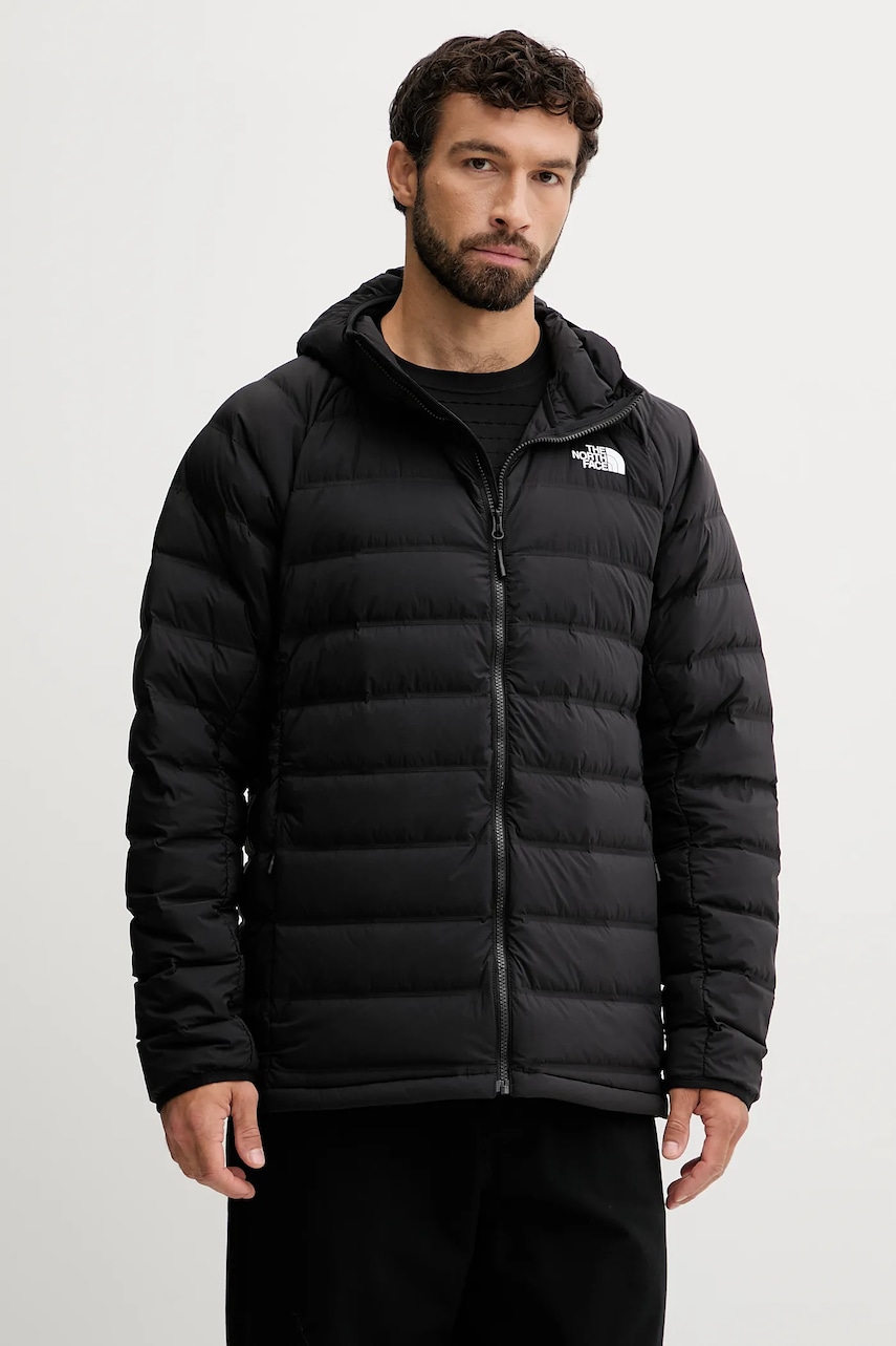 The North Face geacă sport din puf Abseil culoarea negru, de tranziție, NF0A8E36JK31