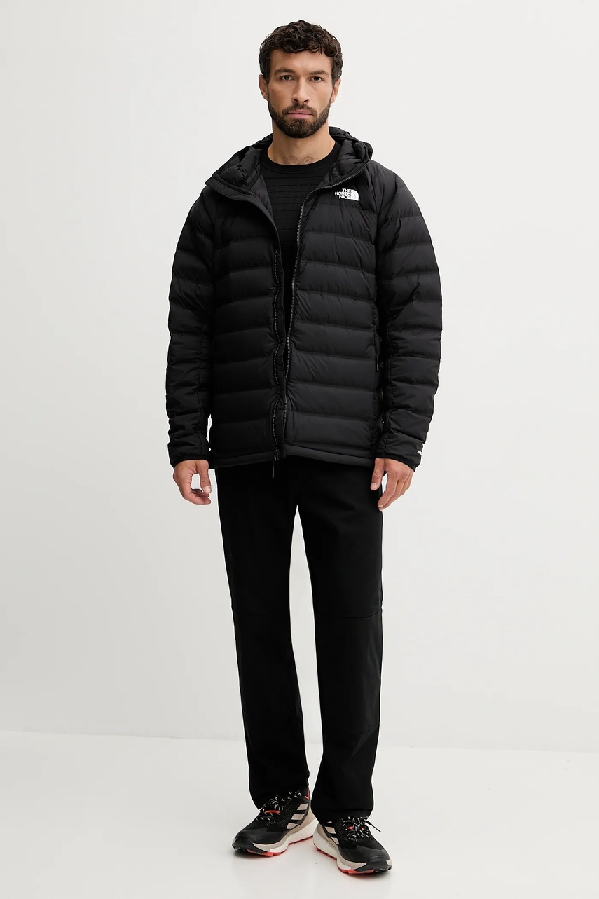 Πουπουλένιο αθλητικό μπουφάν The North Face Abseil χρώμα: μαύρο, NF0A8E36JK31 φωτογραφία