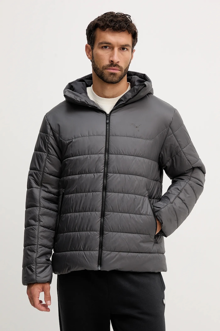 Puma geacă culoarea gri, de tranziție, 685211