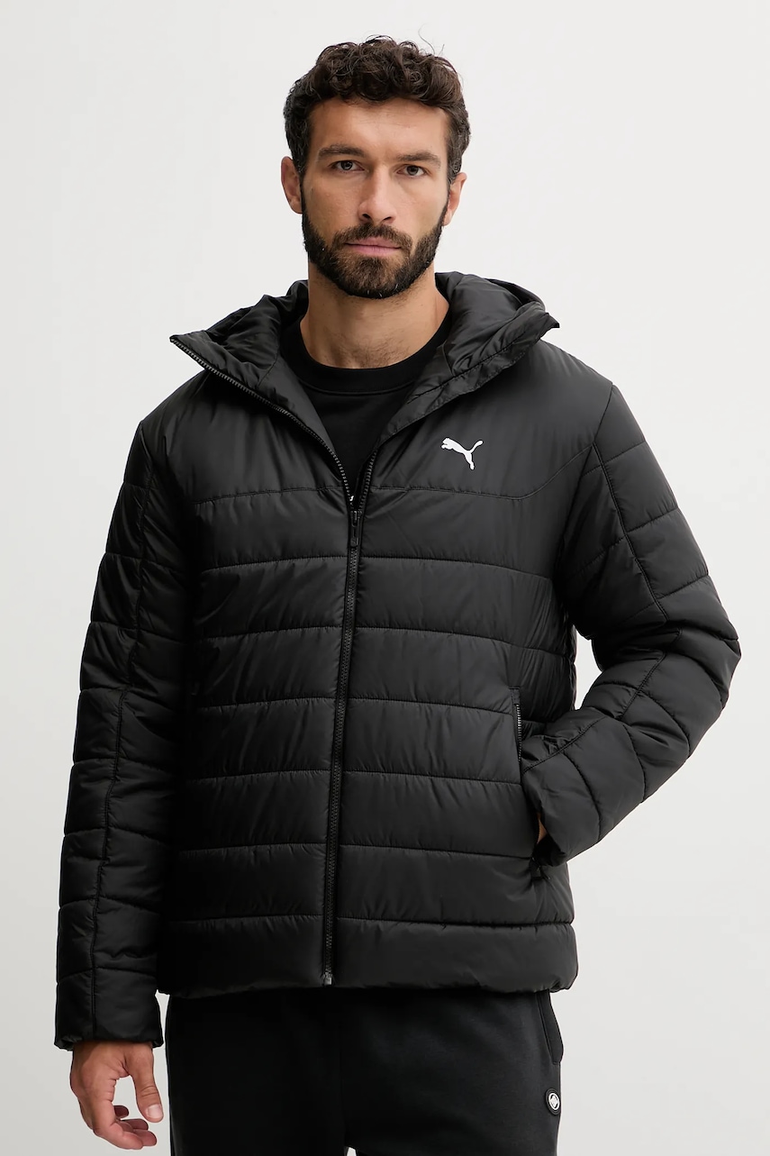 Puma geacă culoarea negru, de tranziție, 685211