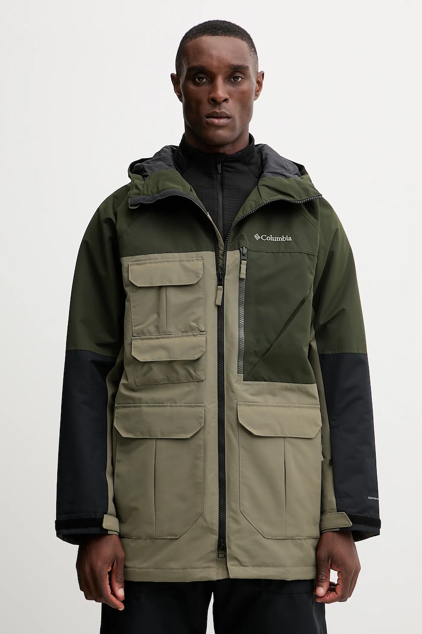 Columbia geacă de schi Coreshot culoarea verde, 2133981