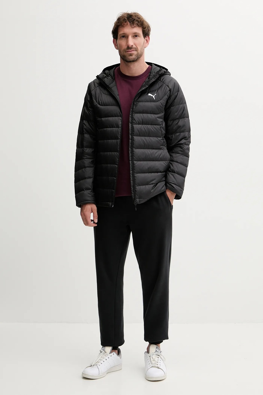 Пуховая куртка Puma цвет чёрный зимняя 685221