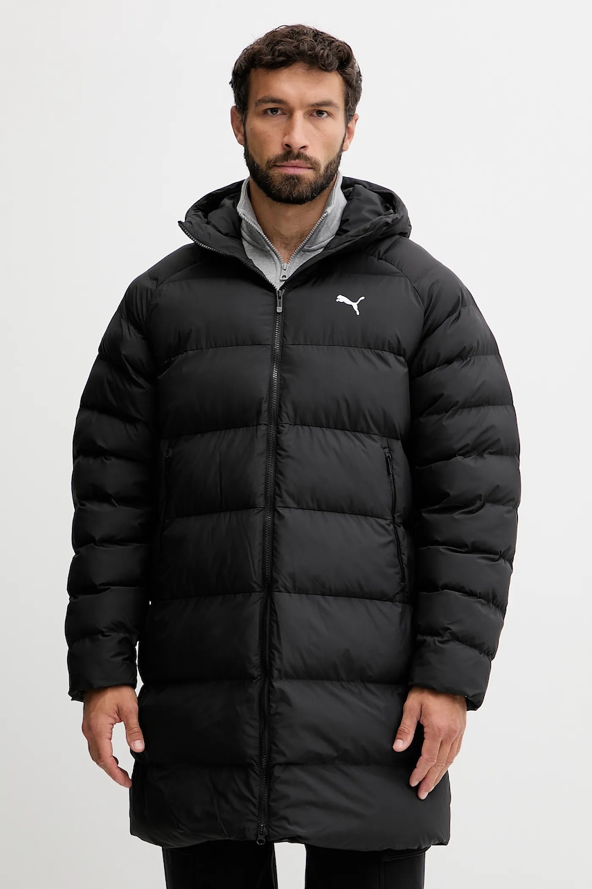 Puma geacă culoarea negru, de iarnă, 688366