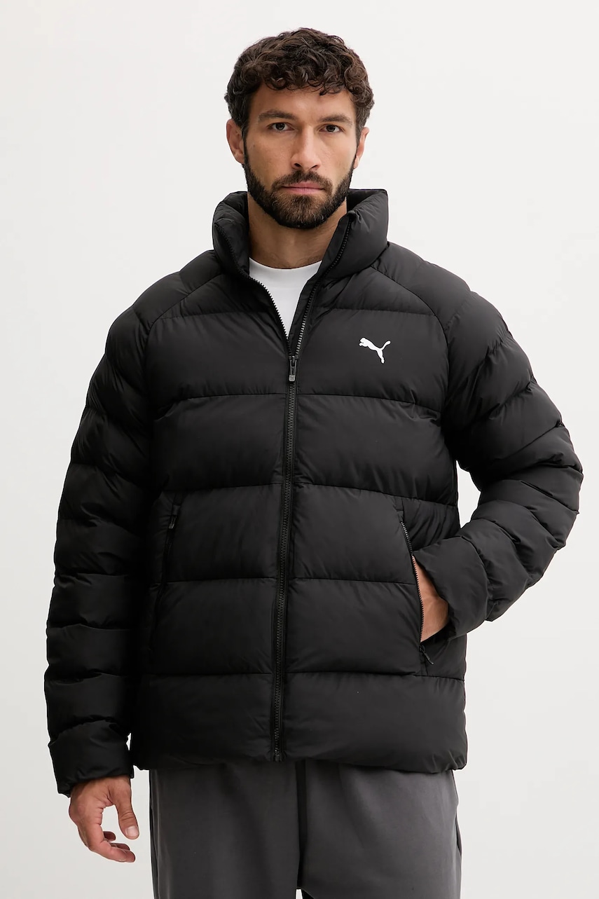 Puma geacă culoarea negru, de iarnă, 688370