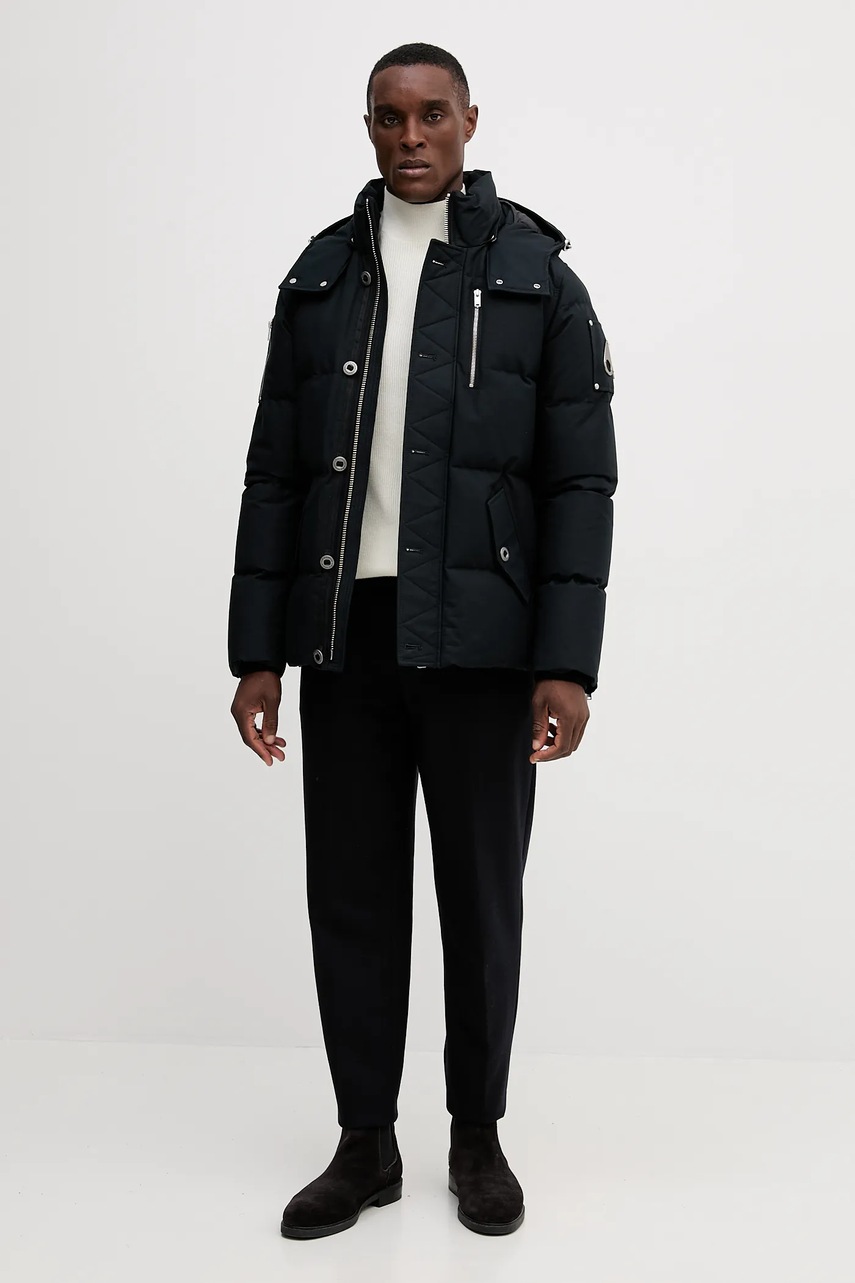 Μπουφάν με επένδυση από πούπουλα MOOSE KNUCKLES Forrestville χρώμα: ναυτικό μπλε, M35MJ128N φωτογραφία