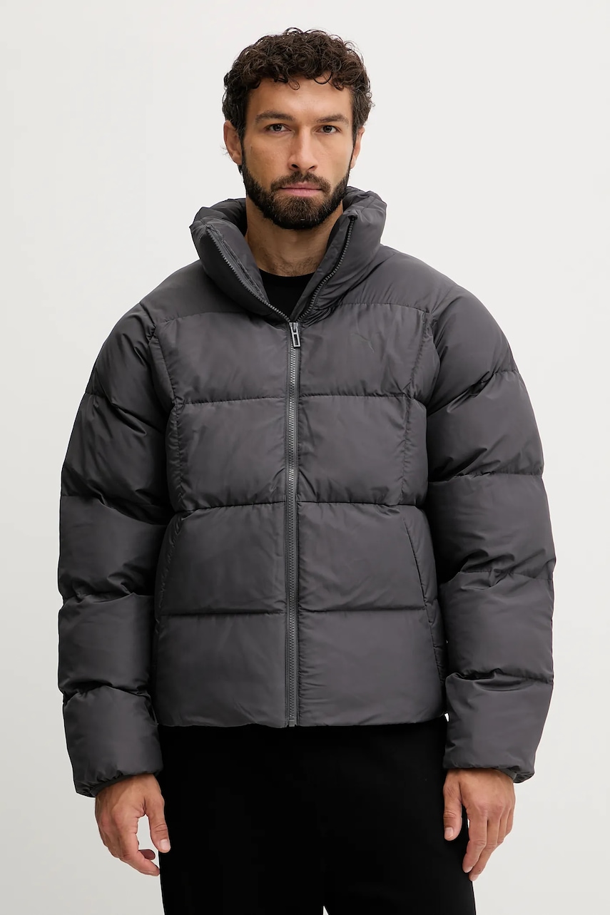 Puma geacă culoarea gri, de iarnă, 688409 - 0 | YEO