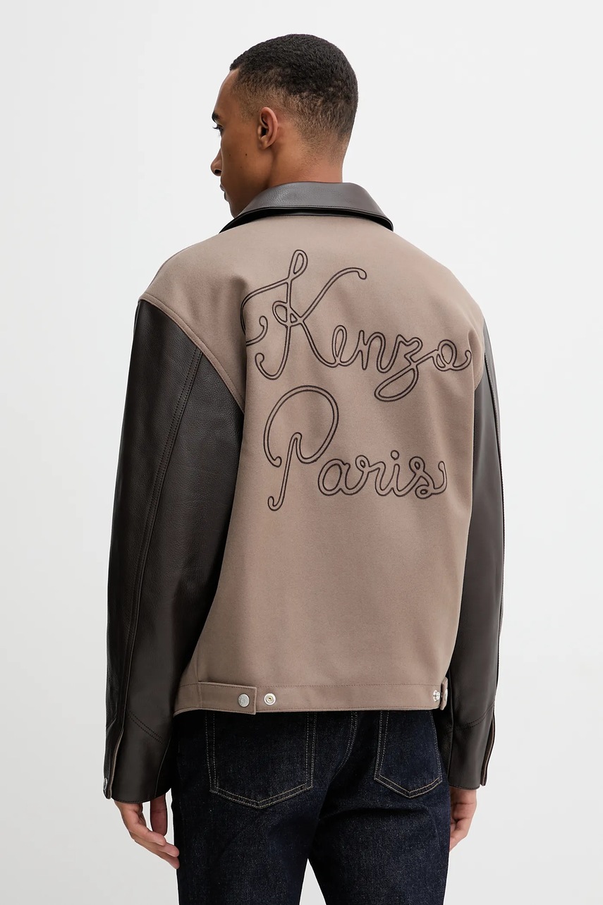 Μάλλινο μπουφάν Kenzo φωτογραφία