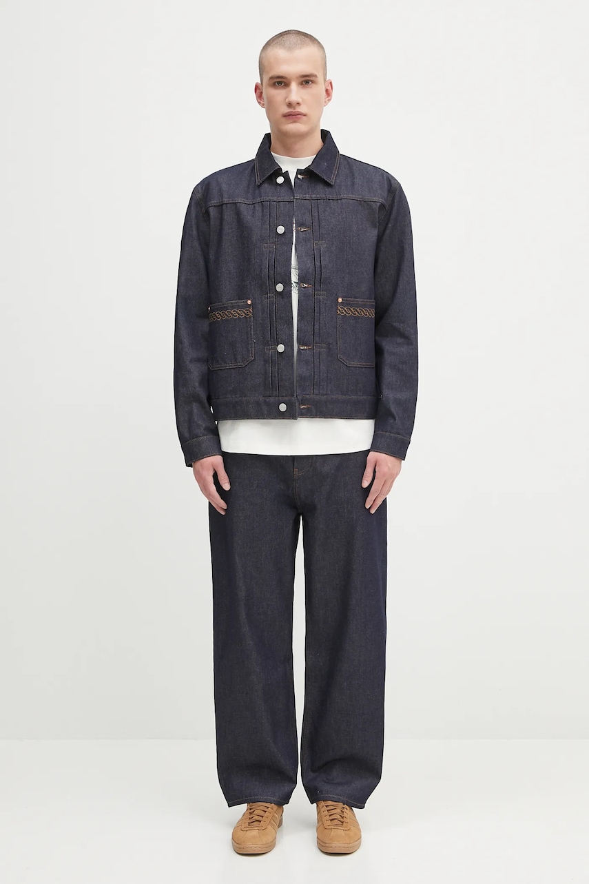 Rifľová bunda Drôle de Monsieur La Veste Denim Brut