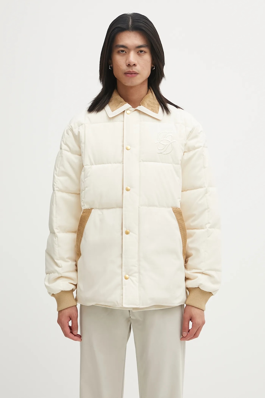 Drôle de Monsieur geacă La Doudoune MatelassEe culoarea bej, de iarnă, I.CT139.PL163