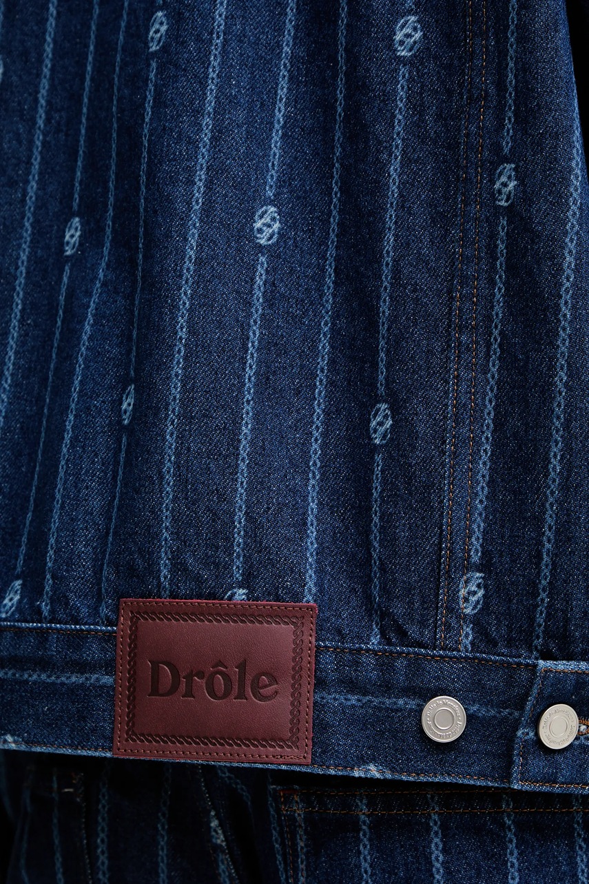 Džínová bunda Drôle de Monsieur La veste Denim Monogramme (obrázek 5)