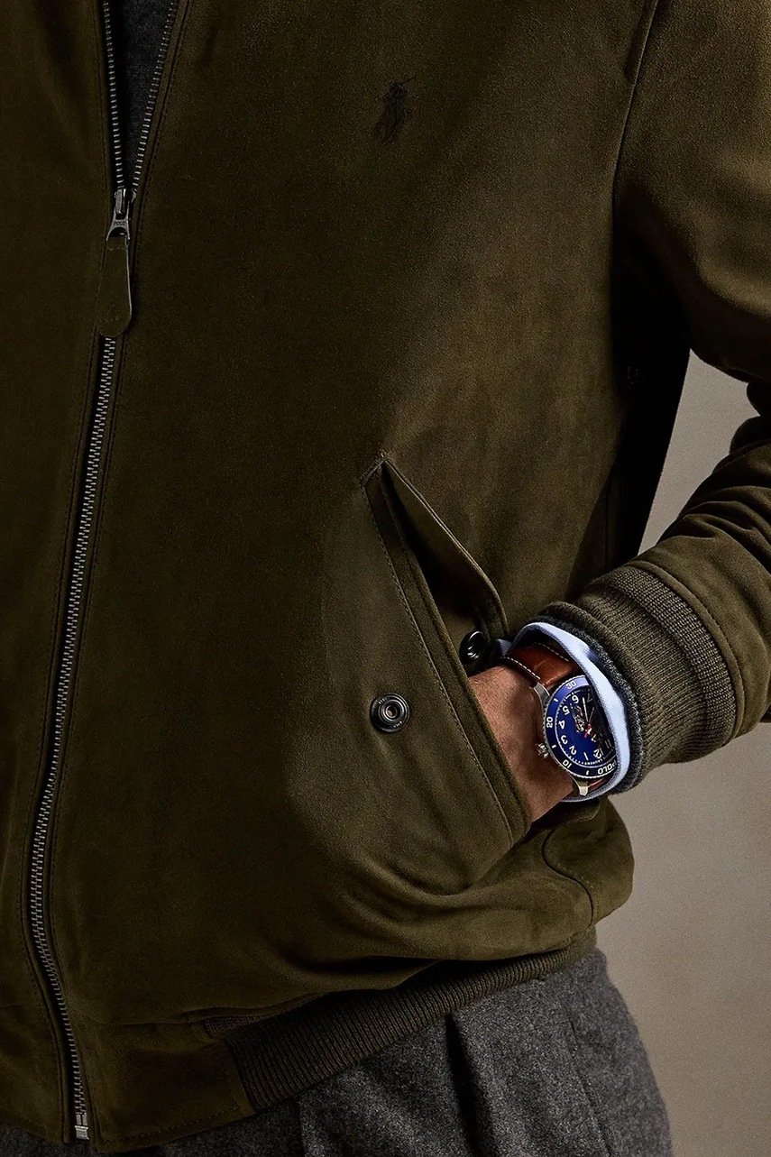 Semišová bunda Polo Ralph Lauren (obrázek 5)