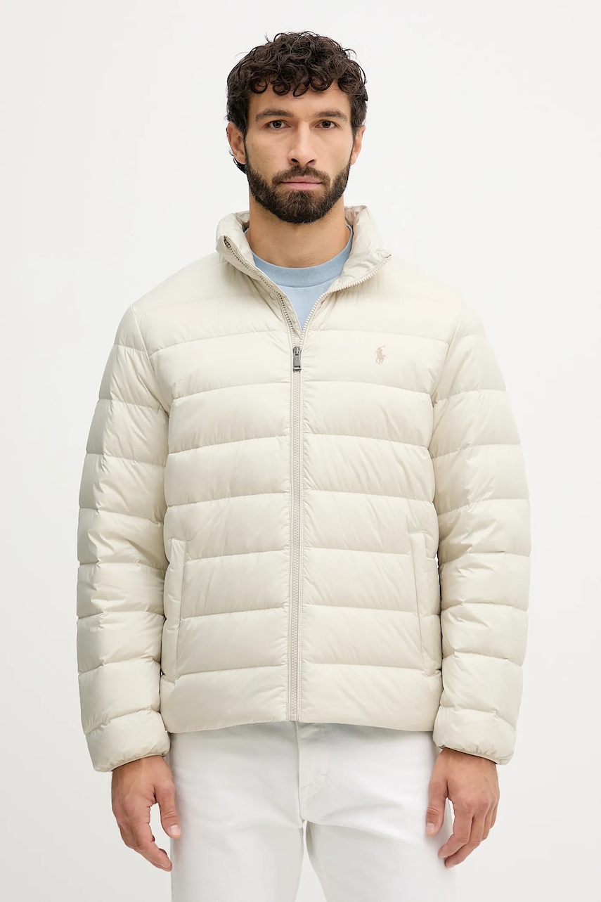 Bunda Polo Ralph Lauren béžová barva, přechodná, 710967774