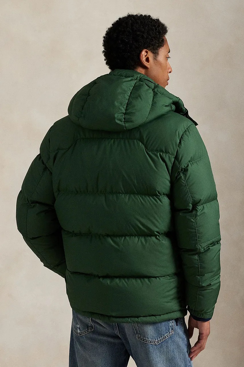 Пуховая куртка Polo Ralph Lauren цвет зелёный зимняя 710968278