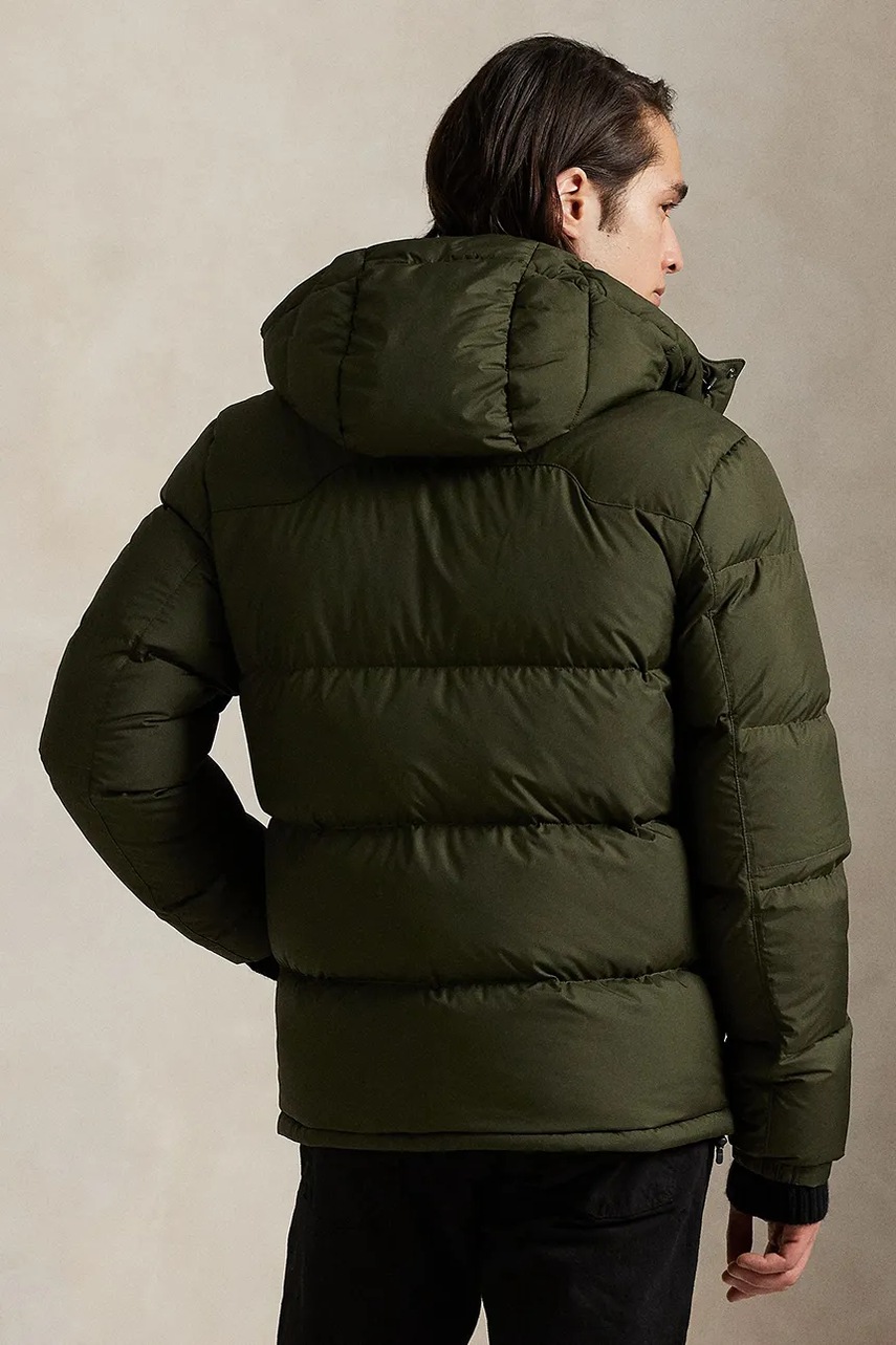 Пуховая куртка Polo Ralph Lauren цвет коричневый зимняя 710968278