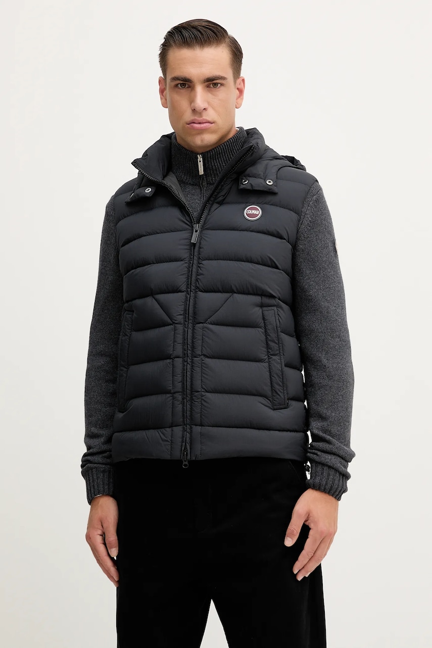 Colmar vestă de puf culoarea negru, de iarnă, 1259.4ZP
