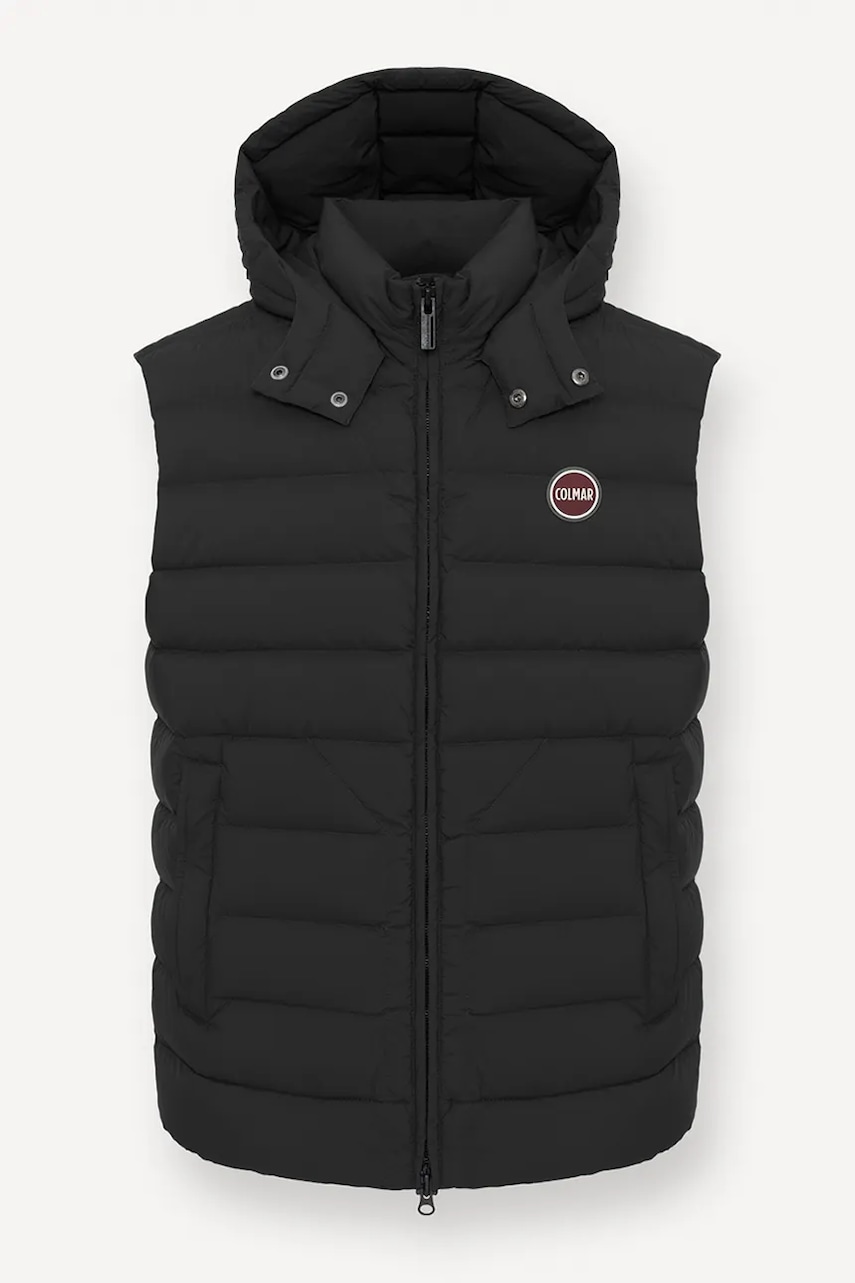 Colmar vestă de puf culoarea negru, de iarnă, 1259.4ZP