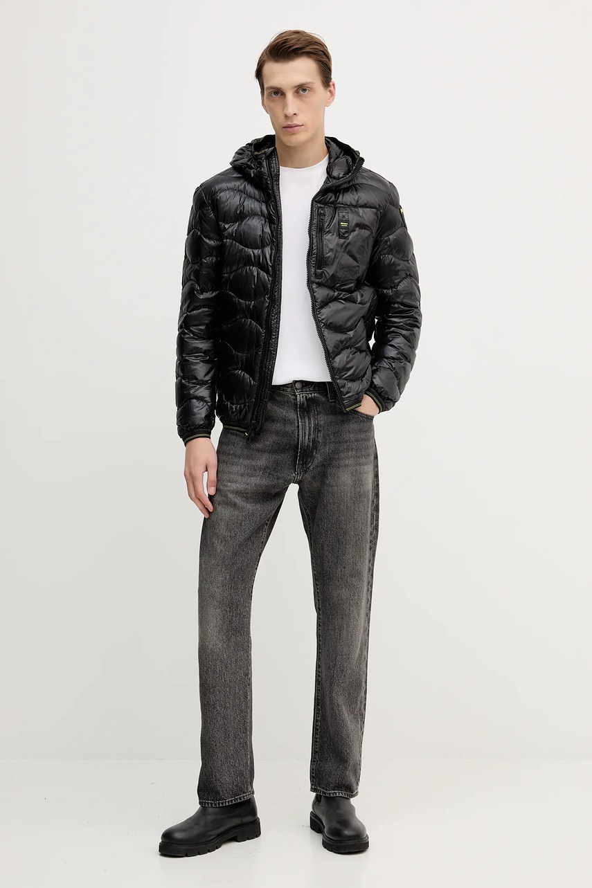 Пуховая куртка Blauer WAVE цвет чёрный зимняя BLUC03074