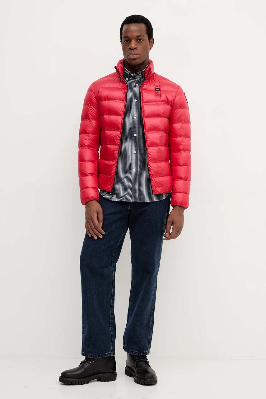 Пуховая куртка Blauer BELMONT цвет красный зимняя BLUC03090