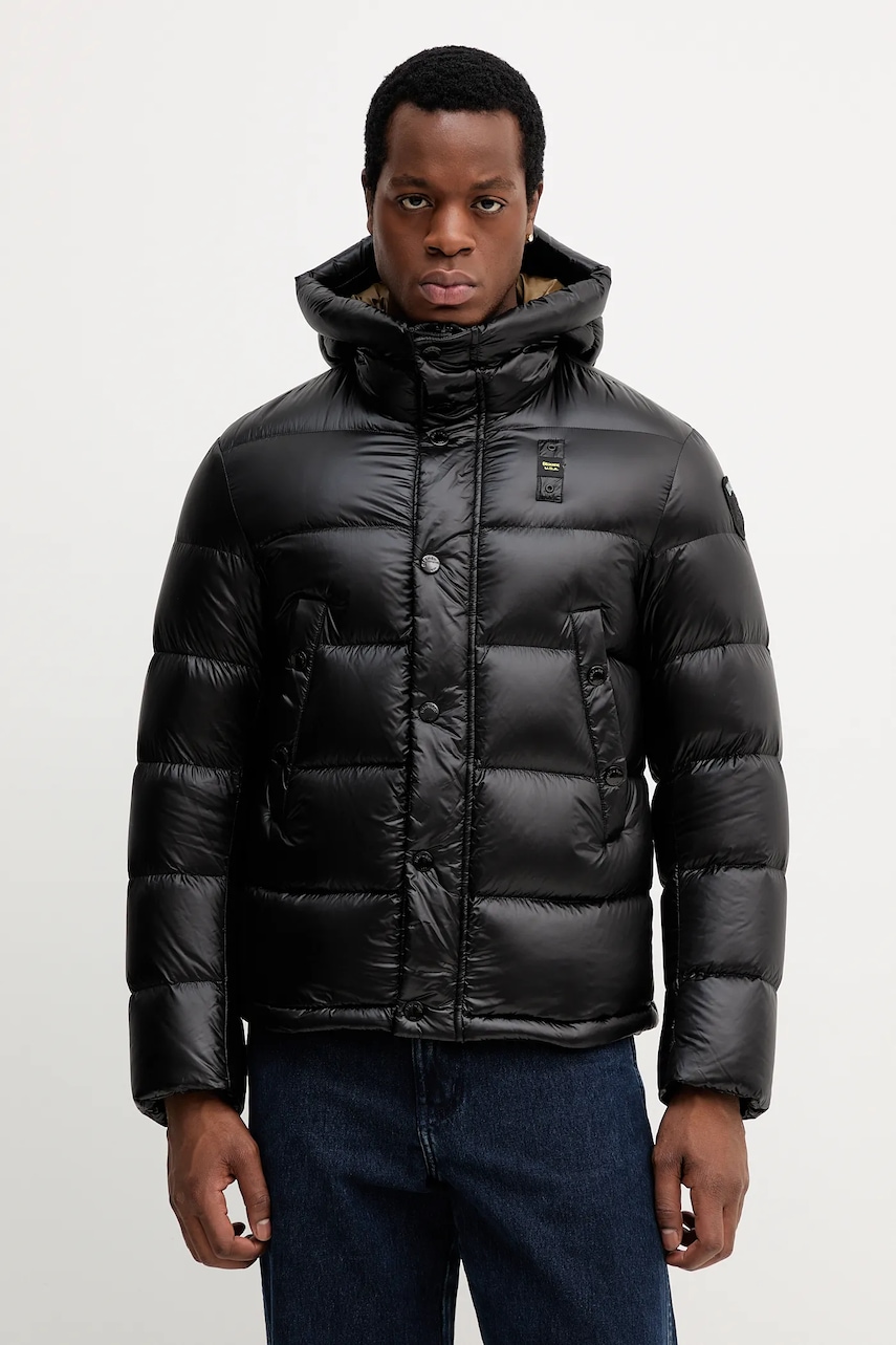 Blauer geacă de puf CLIPPER culoarea negru, de iarnă, BLUC03149