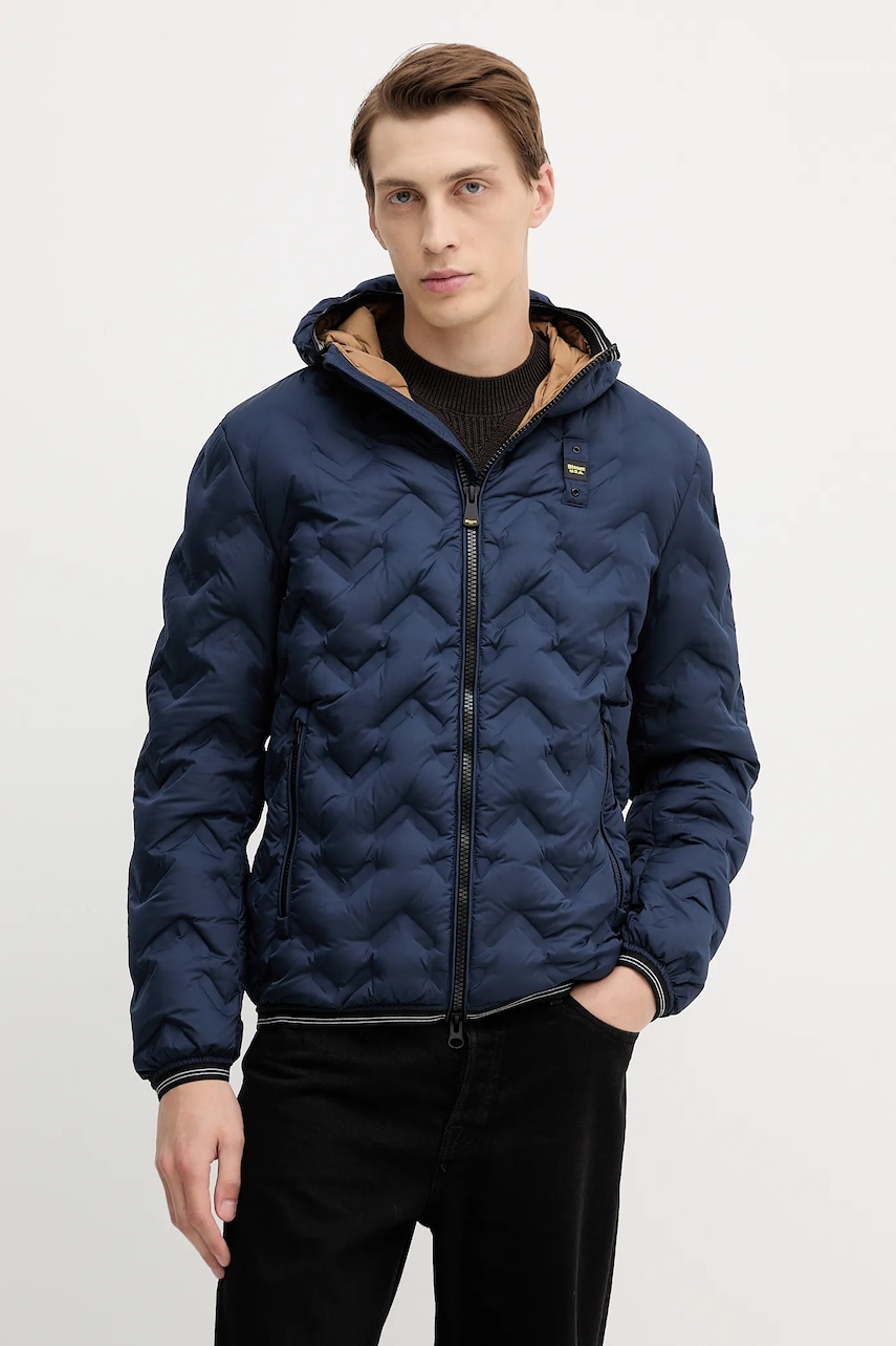 Blauer geacă de puf PIERY culoarea bleumarin, de iarnă, BLUC03233