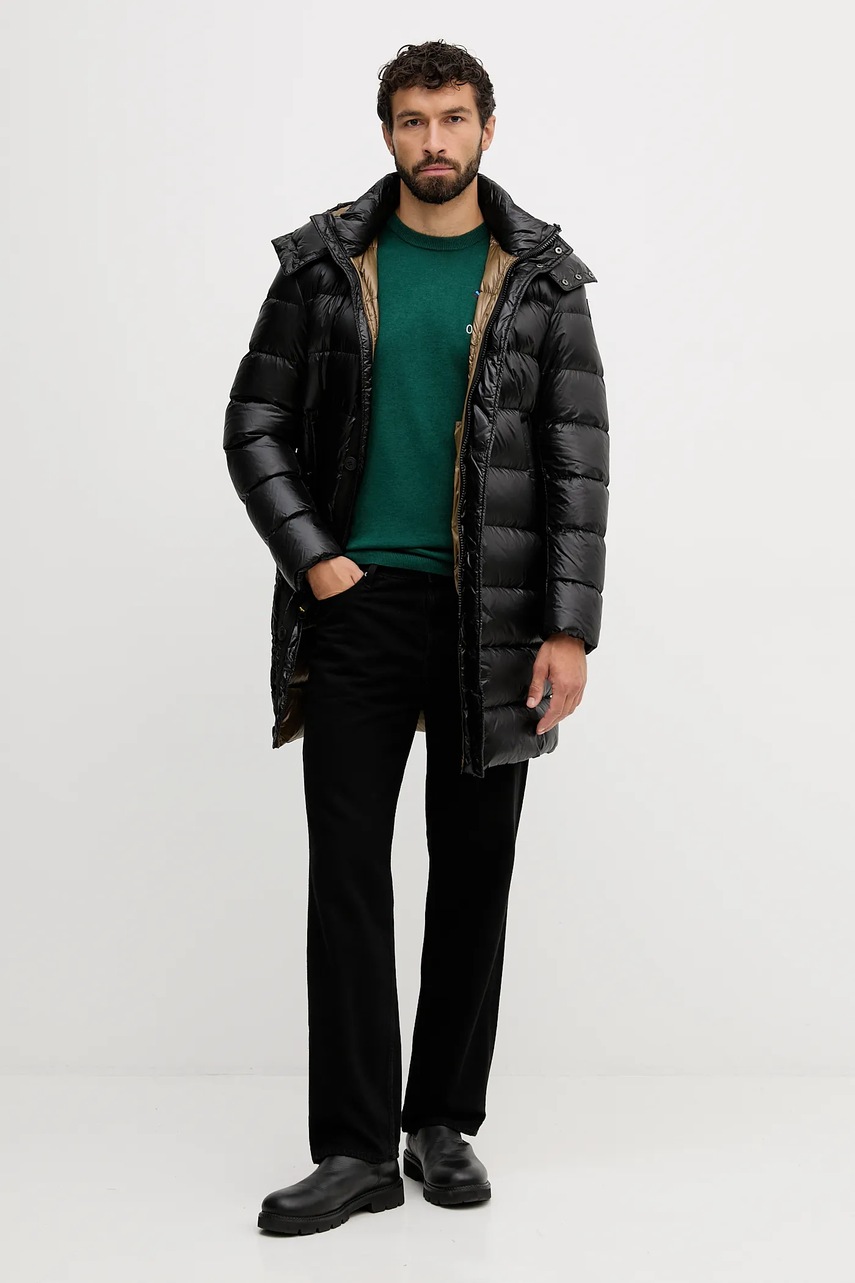 Пуховая куртка Blauer CARVER цвет чёрный зимняя BLUK03147