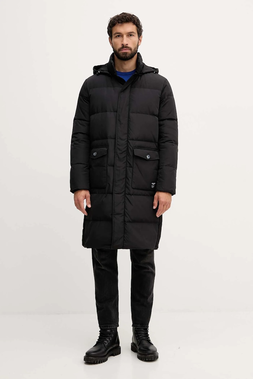 Pepe Jeans geacă de puf culoarea negru, de iarnă, PM4027168