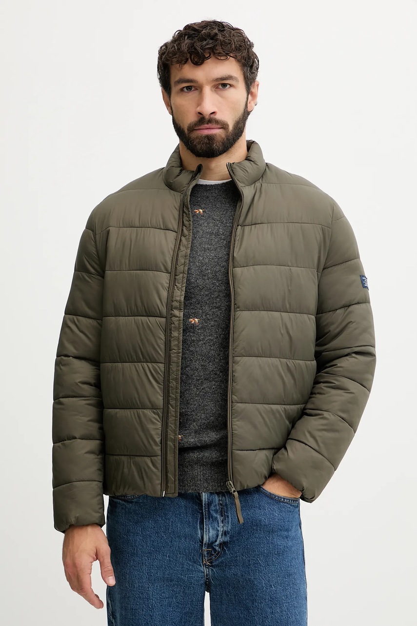 Pepe Jeans geacă culoarea verde, de tranzitie, PM4027171