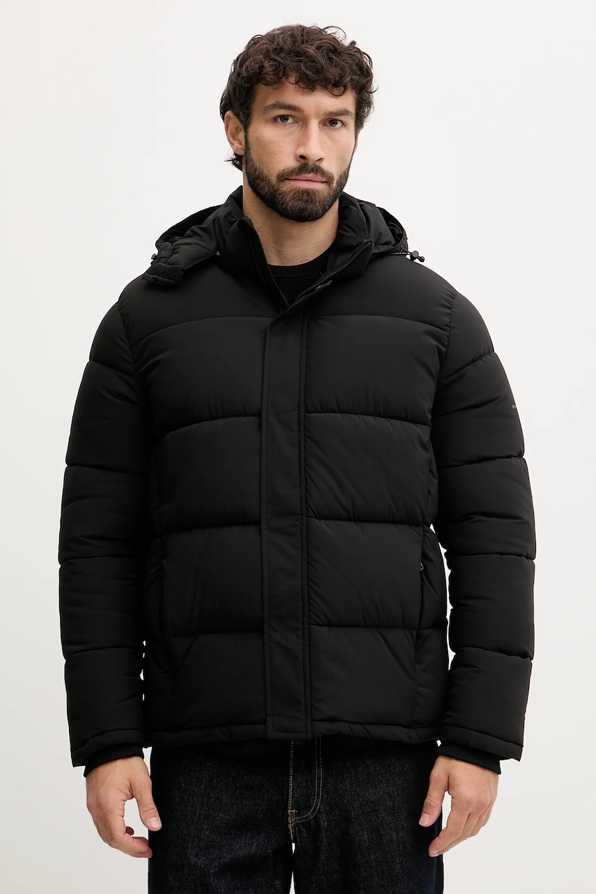 Pepe Jeans geacă culoarea negru, de iarnă, PM4027179