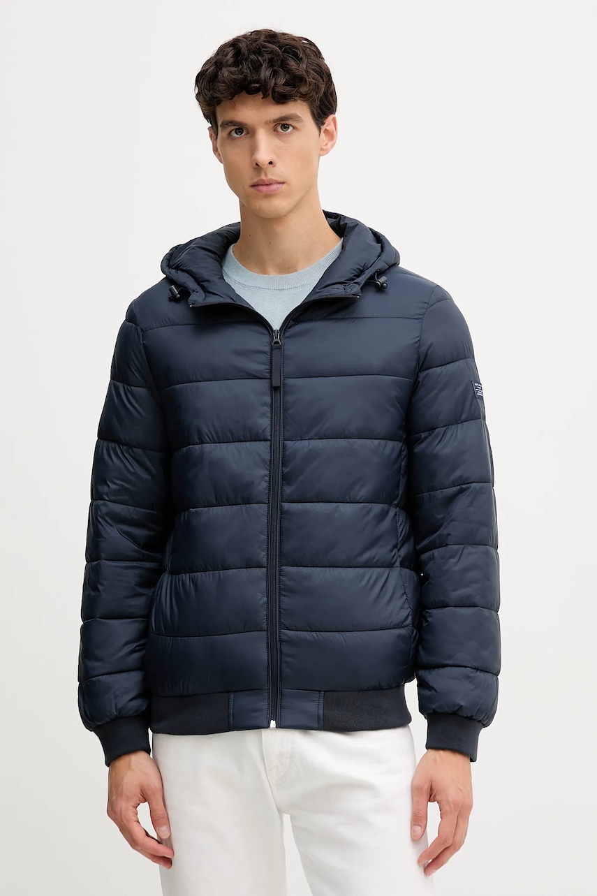 Pepe Jeans geacă culoarea bleumarin, de tranziție, PM4027187