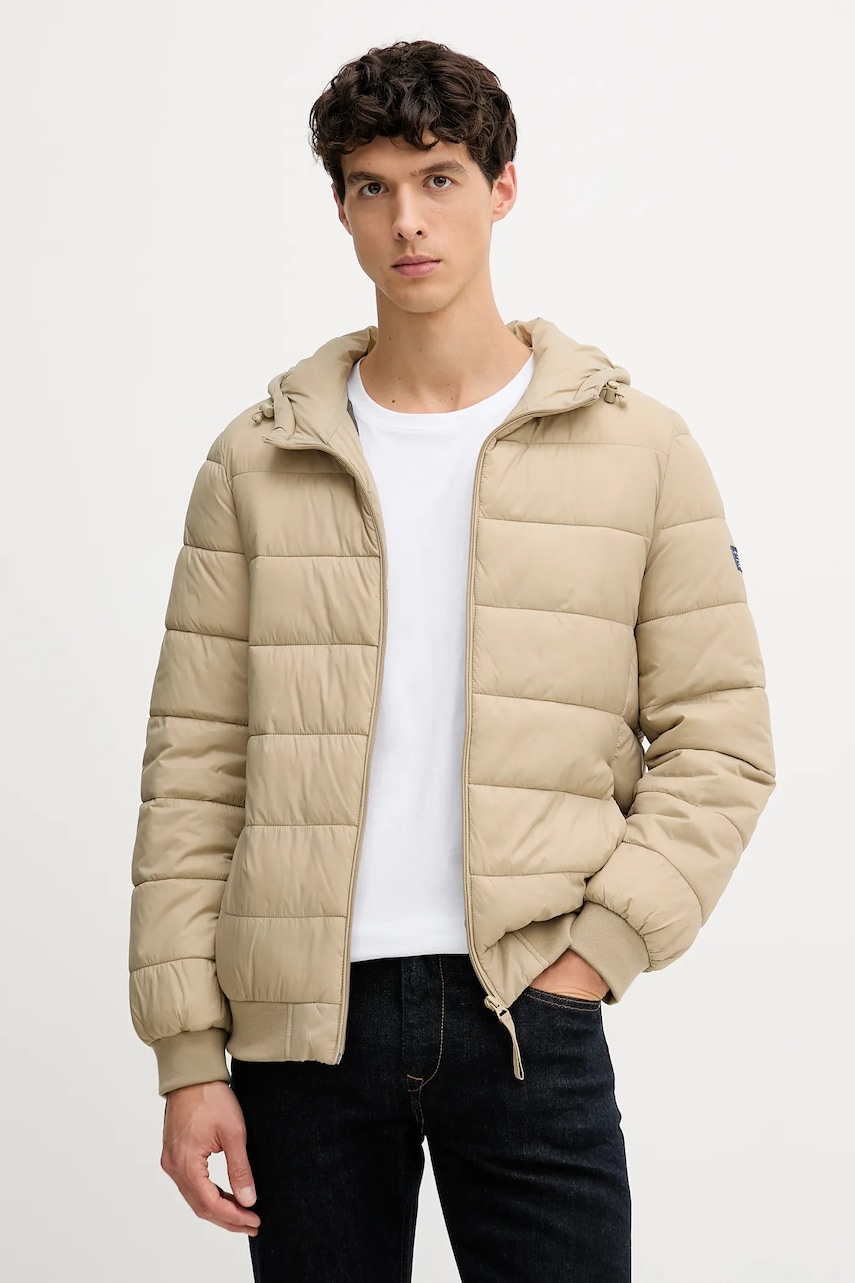 Pepe Jeans geacă culoarea bej, de tranziție, PM4027187