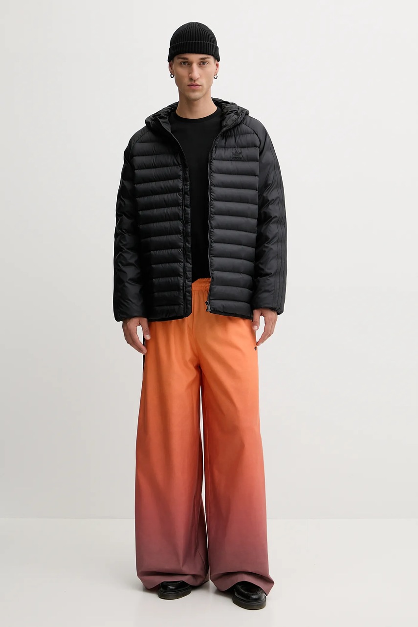 Куртка adidas Originals Pad Hooded цвет чёрный зимняя JX4117