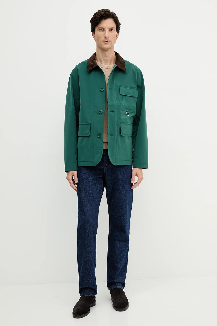 Куртка Tommy Hilfiger цвет зелёный демисезонная MW0MW40596