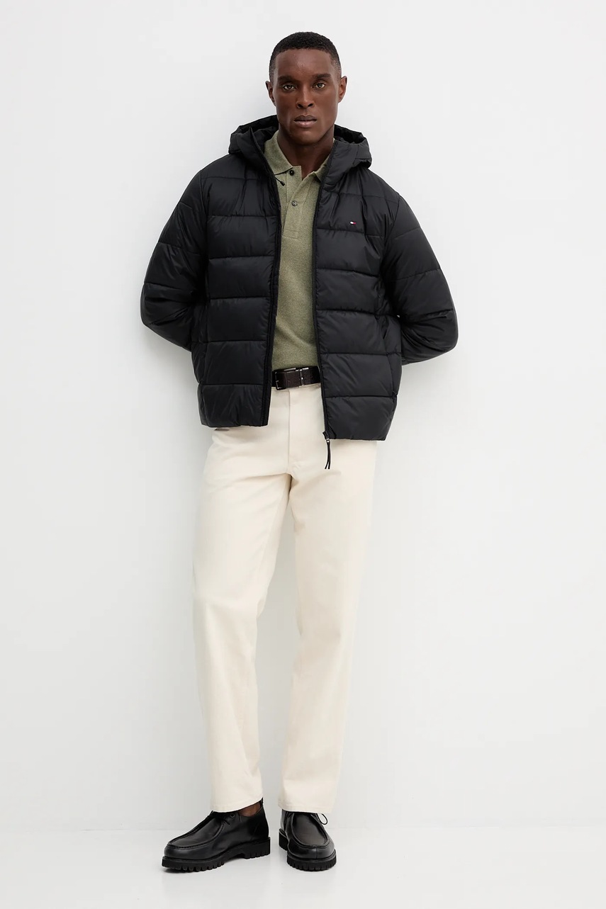 Куртка Tommy Hilfiger цвет чёрный демисезонная MW0MW41983