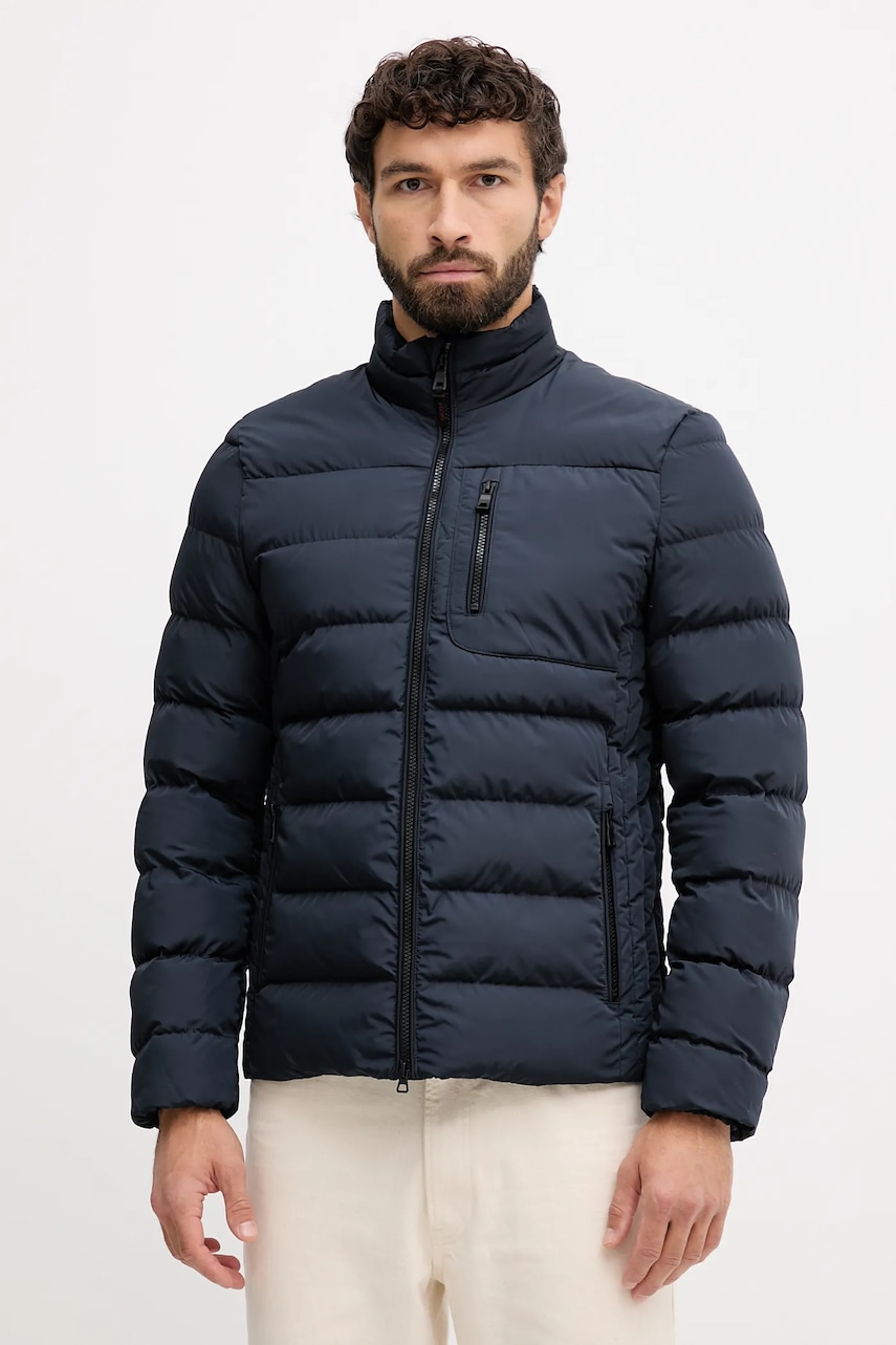 Geox geacă SNAKE culoarea bleumarin, de iarna, M5628D T3266