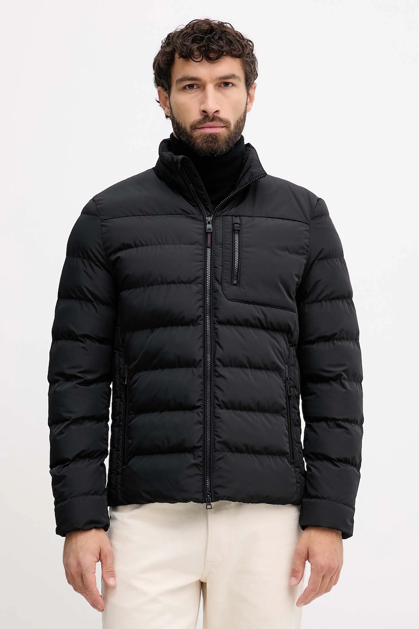 Levně Bunda Geox SNAKE černá barva, zimní, M5628D T3266