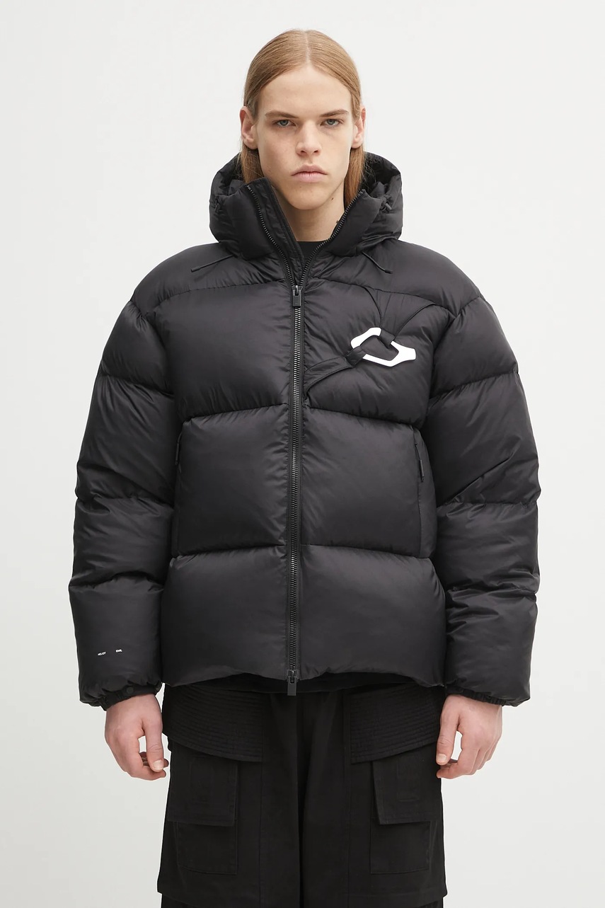 Heliot Emil geacă de puf culoarea negru, de iarnă, PREAW25_M_02_093_BLK01_CO