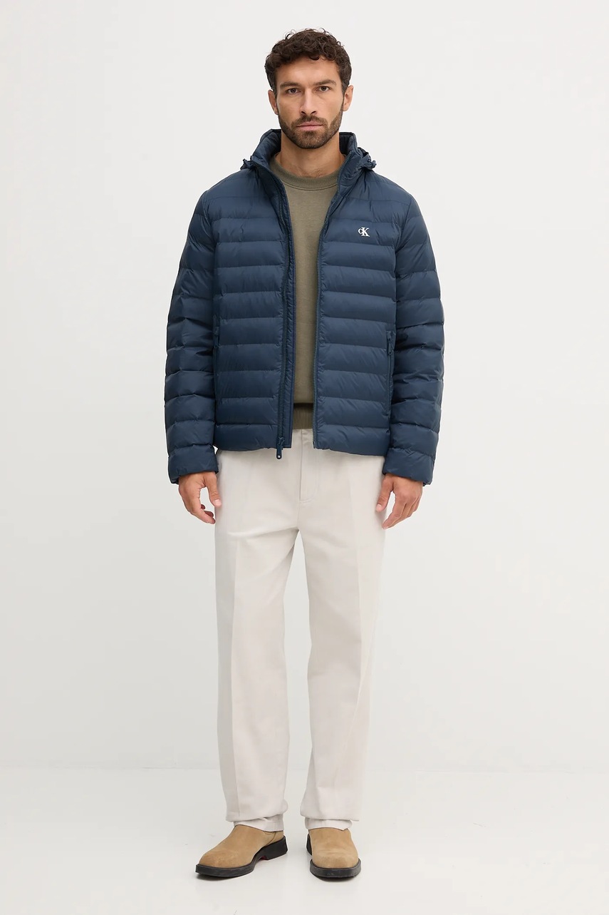 Куртка Calvin Klein Jeans цвет синий демисезонная LV04RC511G