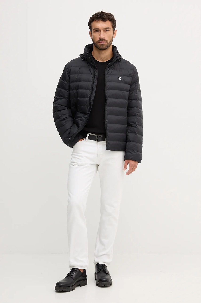 Куртка Calvin Klein Jeans цвет чёрный демисезонная LV04RC511G